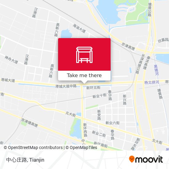 中心庄路 map