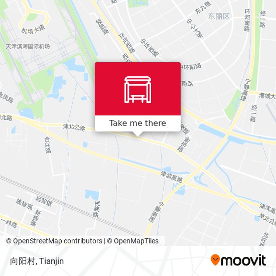 向阳村 map