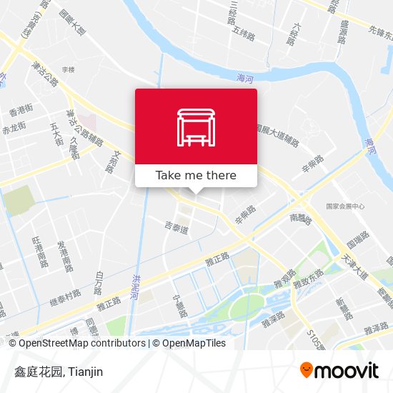 鑫庭花园 map