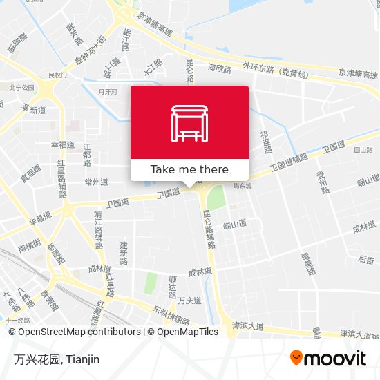 万兴花园 map