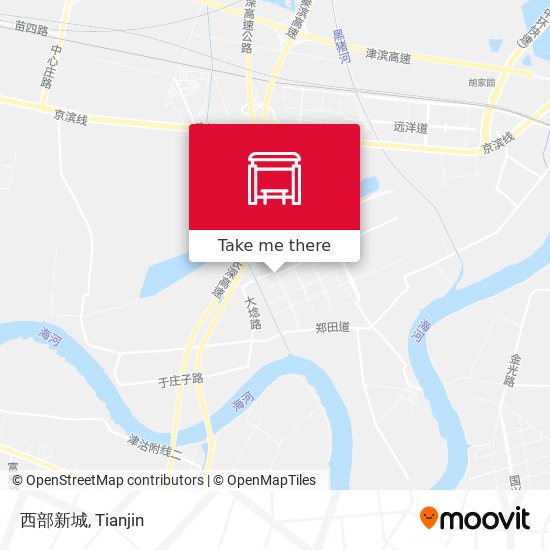 西部新城 map