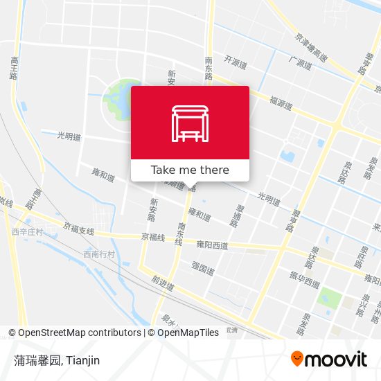 蒲瑞馨园 map