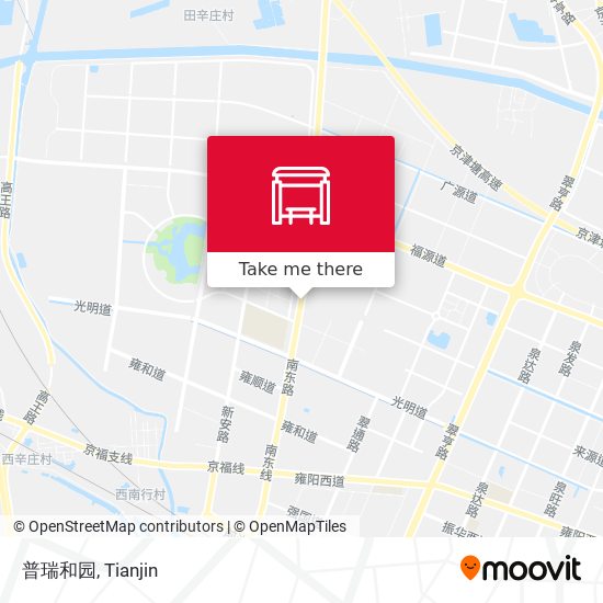普瑞和园 map