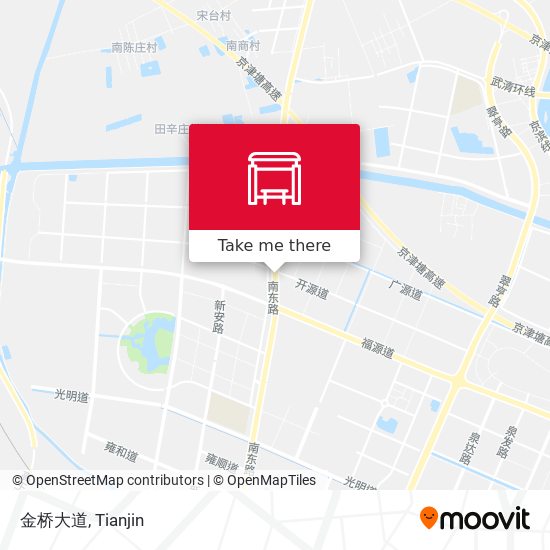 金桥大道 map