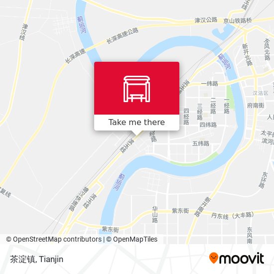 茶淀镇 map