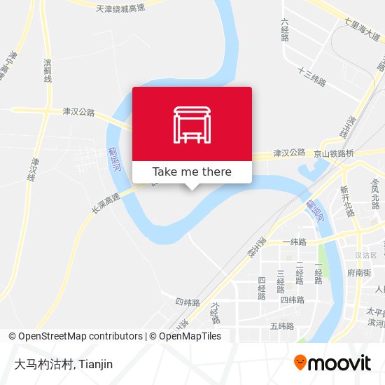 大马杓沽村 map
