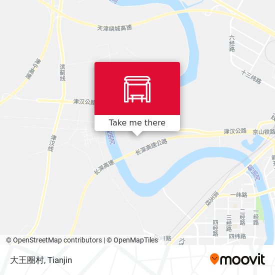 大王圈村 map