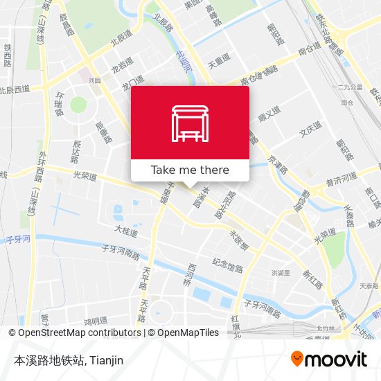 本溪路地铁站 map
