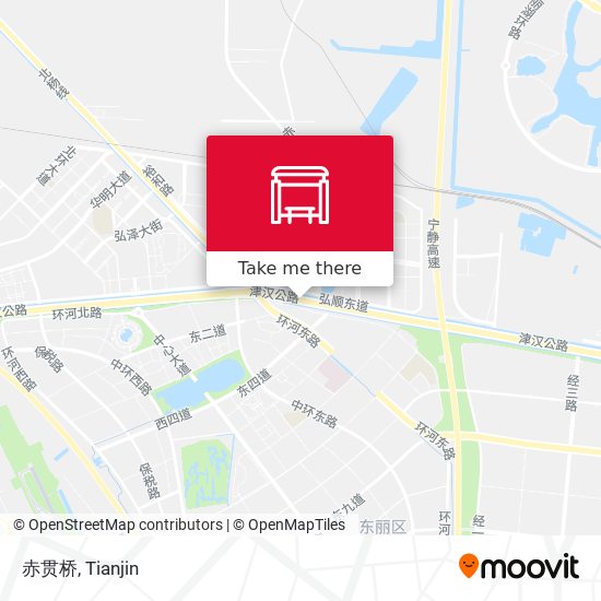 赤贯桥 map