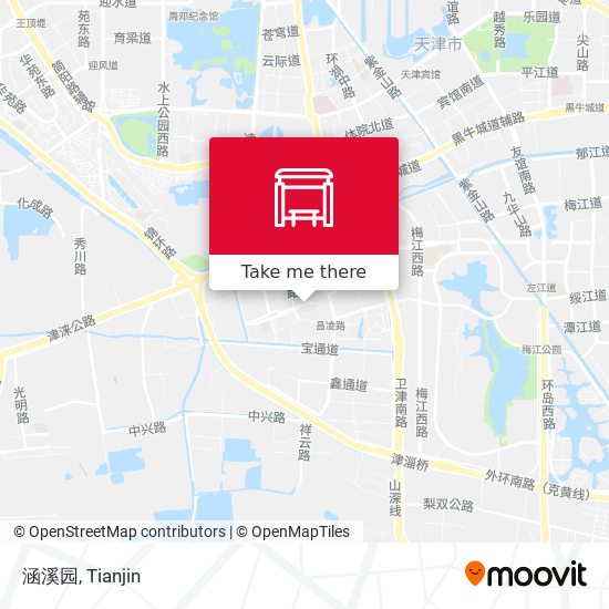 涵溪园 map