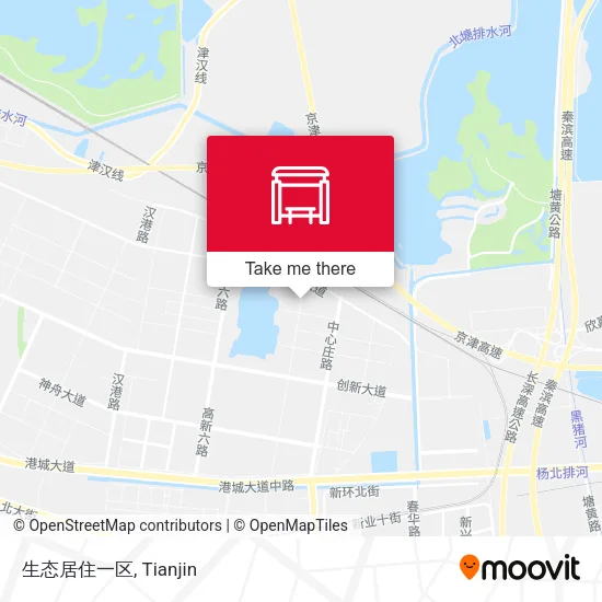 生态居住一区 map
