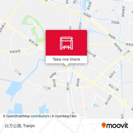 白万公路 map