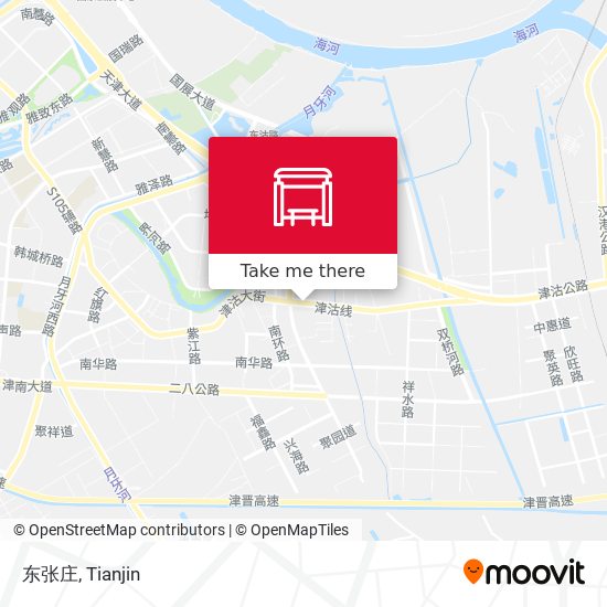 东张庄 map