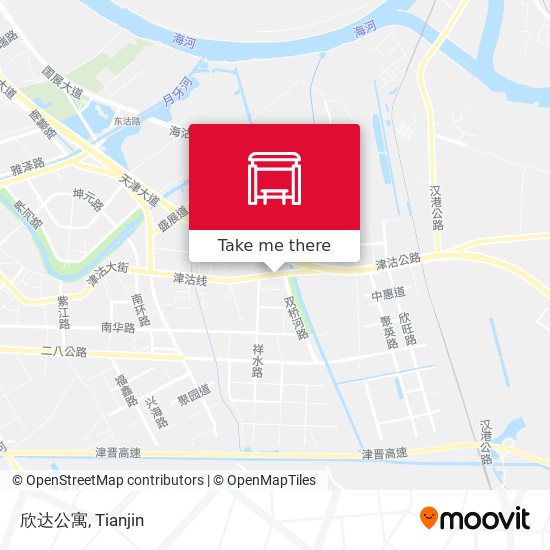 欣达公寓 map