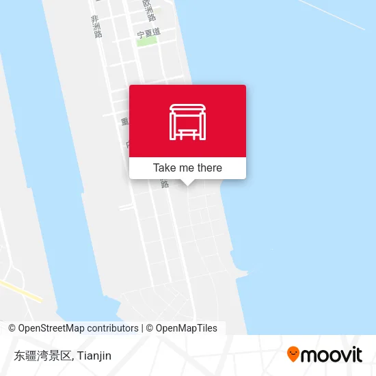 东疆湾景区 map