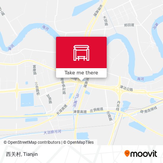 西关村 map