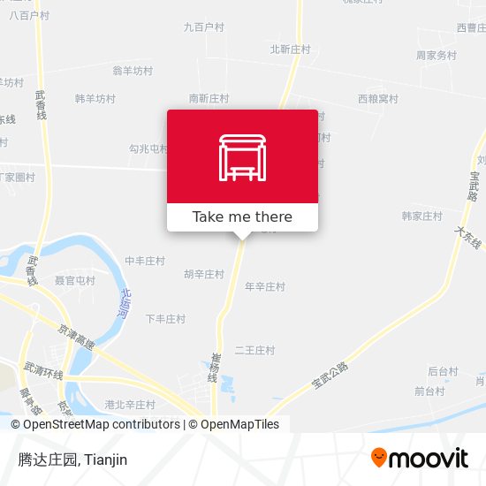 腾达庄园 map