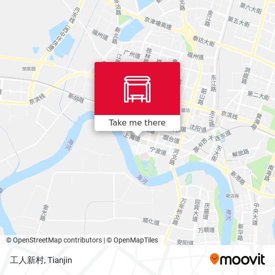 工人新村 map