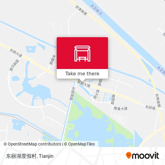 东丽湖度假村 map