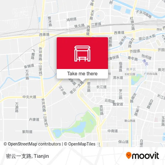 密云一支路 map