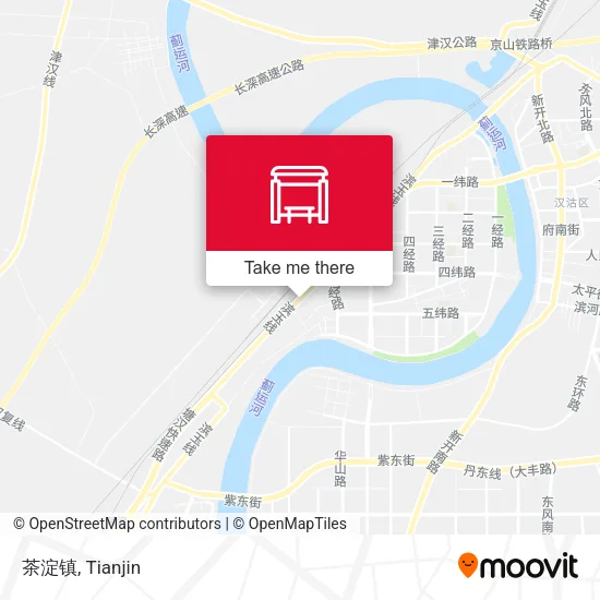 茶淀镇 map