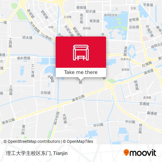 理工大学主校区东门 map