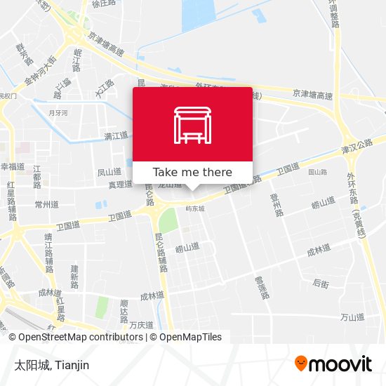 太阳城 map