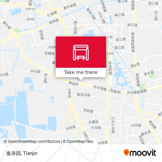 逸涛园 map