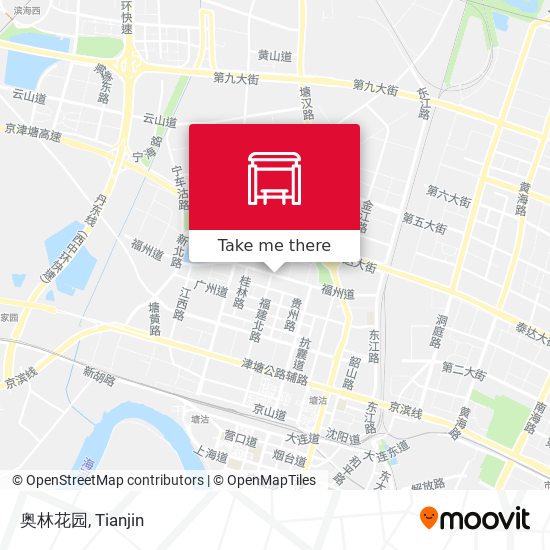 奥林花园 map