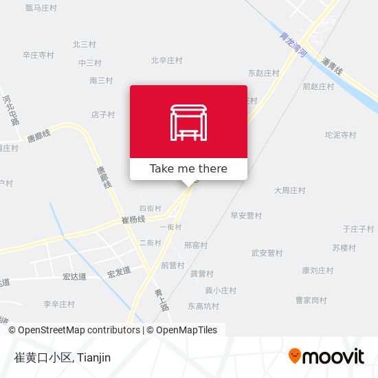 崔黄口小区 map