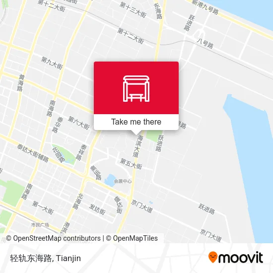 轻轨东海路 map