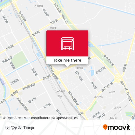 秋怡家园 map