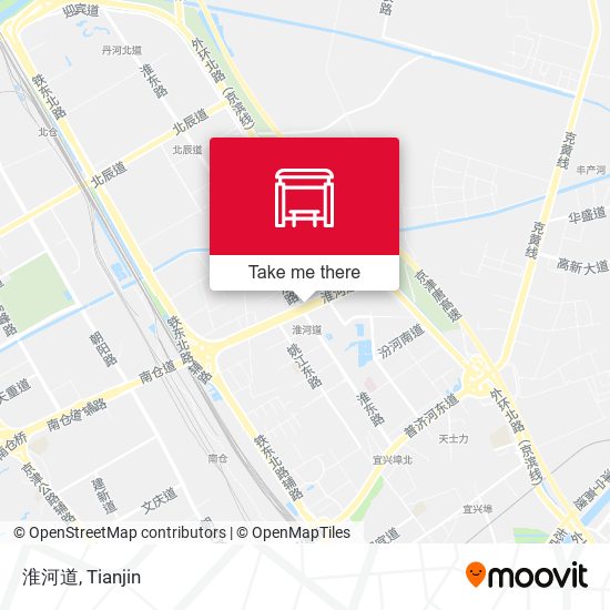 淮河道 map