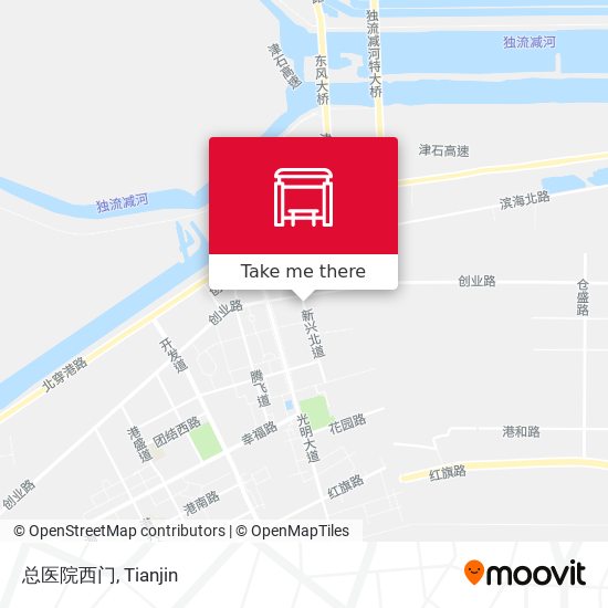 总医院西门 map
