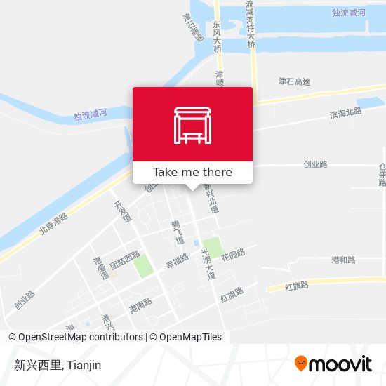 新兴西里 map