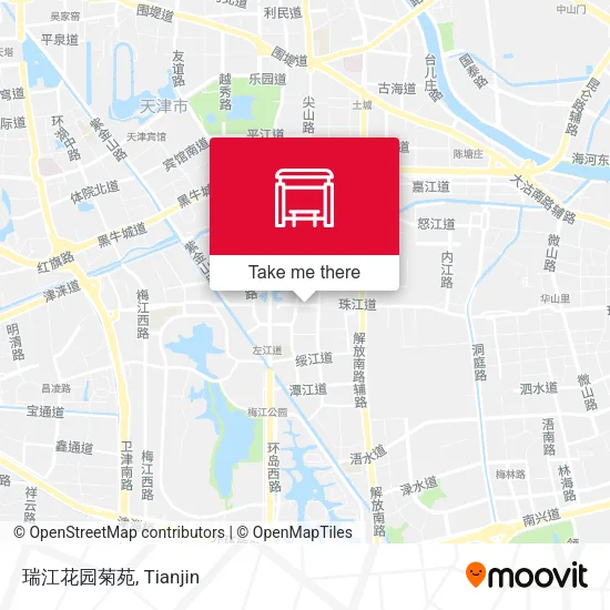 瑞江花园菊苑 map