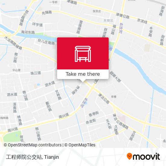 工程师院公交站 map