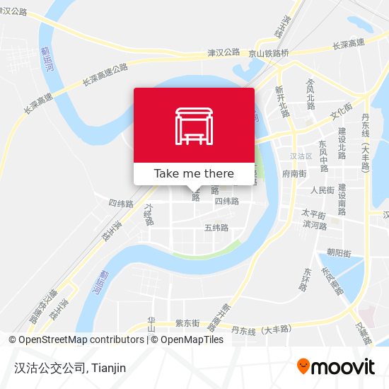 汉沽公交公司 map