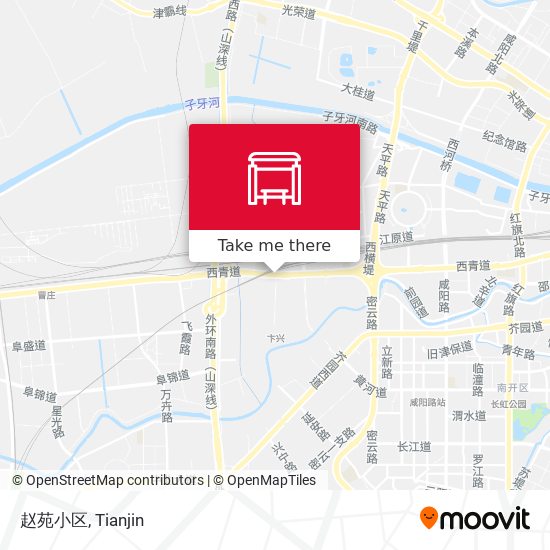 赵苑小区 map