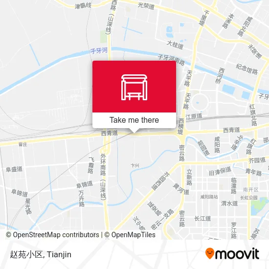 赵苑小区 map
