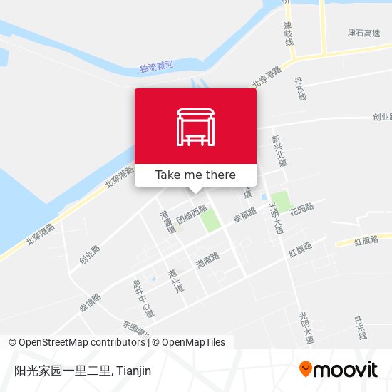 阳光家园一里二里 map