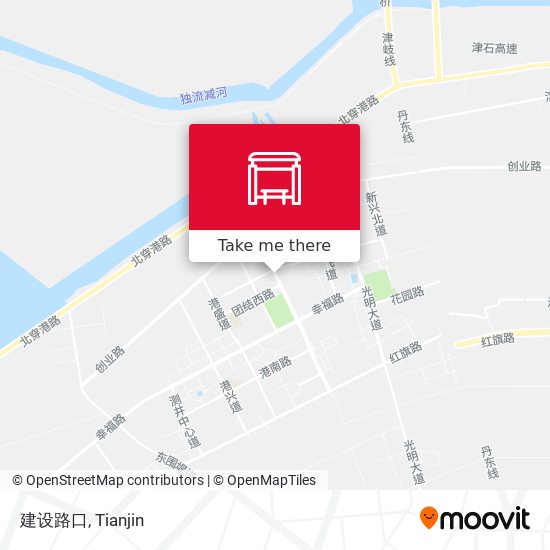 建设路口 map