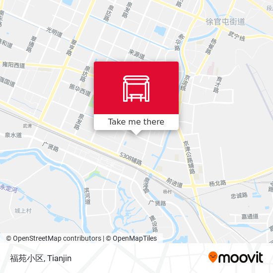 福苑小区 map