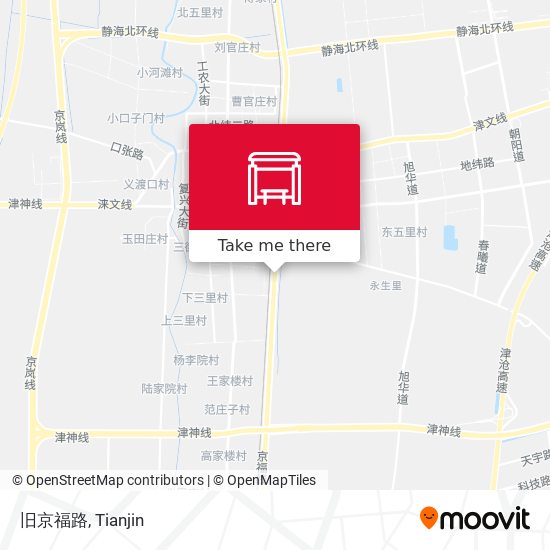旧京福路 map