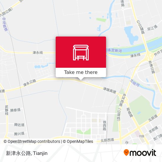 新津永公路 map