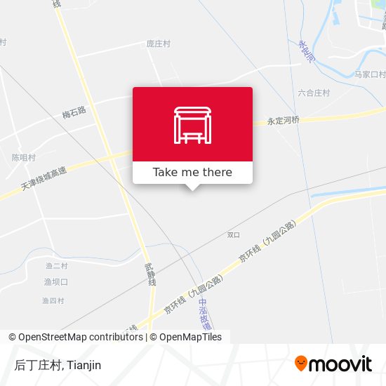 后丁庄村 map