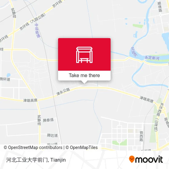 河北工业大学前门 map