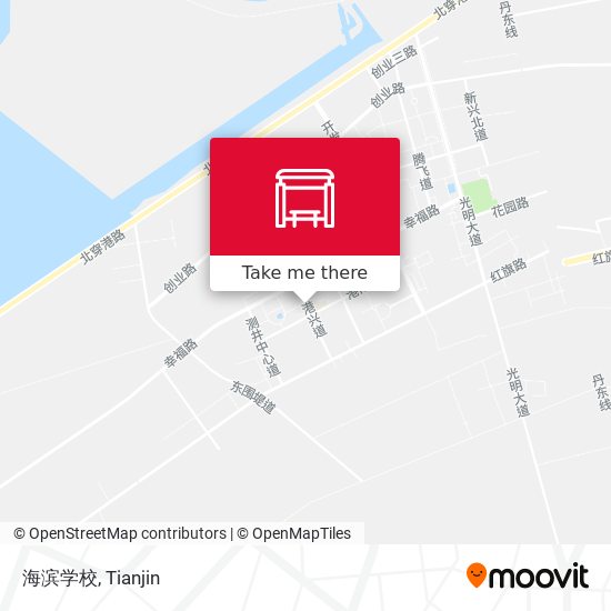 海滨学校 map