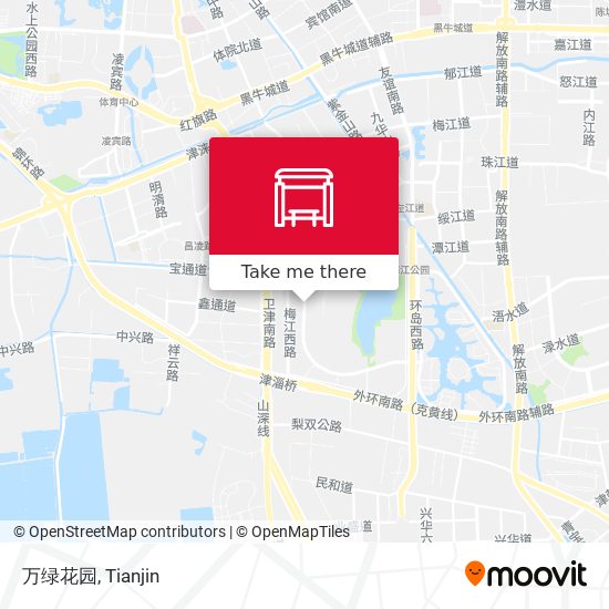 万绿花园 map