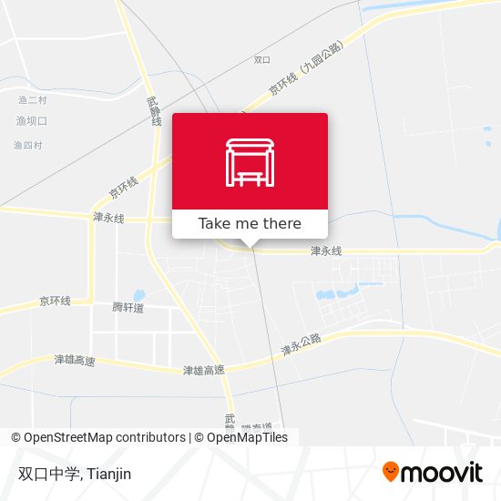 双口中学 map